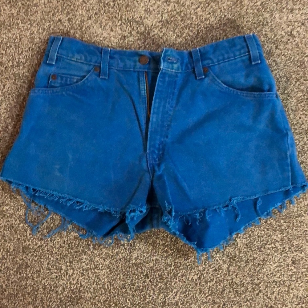Levi Strauss Blue Orange Tab Shorts W32